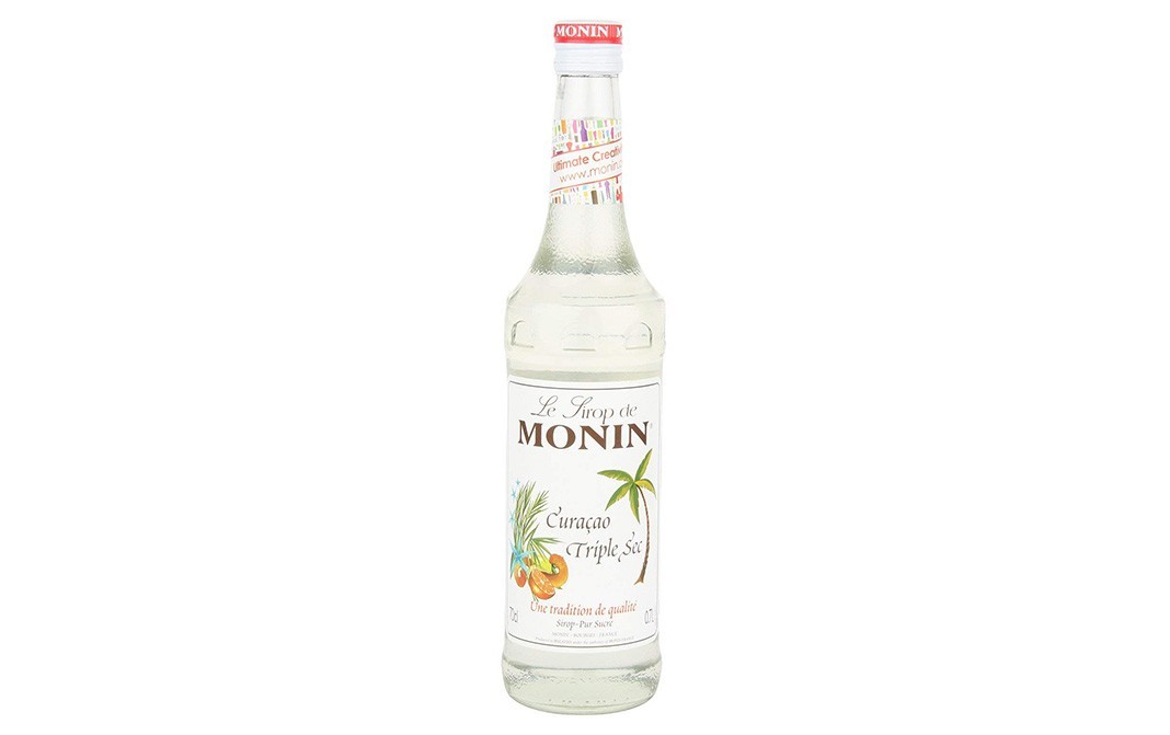 Monin Curacao Triple Sec Syrup    Glass Bottle  700 millilitre